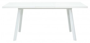 Стол ФИН 140 Белый, стекло/ Белый каркас М-City в Тюмени - tumen.ok-mebel.com | фото 2