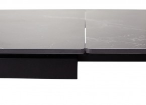 Стол FORIO 160 MATT BLACK MARBLE SOLID CERAMIC / BLACK, ®DISAUR в Тюмени - tumen.ok-mebel.com | фото 2