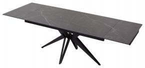 Стол FORIO 160 MATT BLACK MARBLE SOLID CERAMIC / BLACK, ®DISAUR в Тюмени - tumen.ok-mebel.com | фото 5