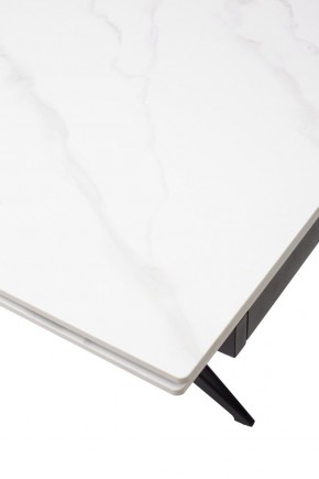 Стол FORIO 160 MATT WHITE MARBLE SOLID CERAMIC / BLACK, ®DISAUR в Тюмени - tumen.ok-mebel.com | фото 9