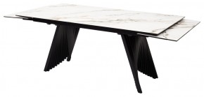Стол IVAR 180 MARBLES KL-188 Контрастный мрамор, итальянская керамика, ®DISAUR в Тюмени - tumen.ok-mebel.com | фото 7