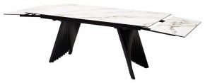 Стол IVAR 180 MARBLES KL-188 Контрастный мрамор, итальянская керамика, ®DISAUR в Тюмени - tumen.ok-mebel.com | фото 9