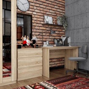 Стол КАСТОР письменный 120х65, цвет Дуб Сонома в Тюмени - tumen.ok-mebel.com | фото 3