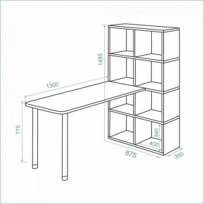 Стол компьютерный Bartolo в Тюмени - tumen.ok-mebel.com | фото 3