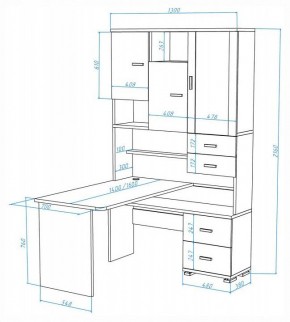 Стол компьютерный Домино СР-620-160 в Тюмени - tumen.ok-mebel.com | фото 2