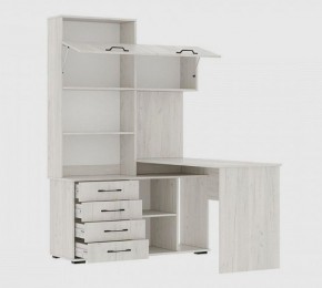 Стол компьютерный "ПКС-11" ПРАВЫЙ (дуб крафт белый) в Тюмени - tumen.ok-mebel.com | фото 2