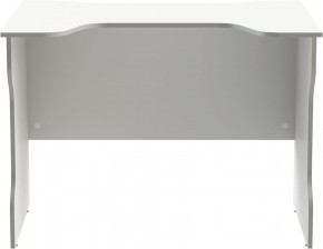 Стол компьютерный ВАРДИГ K2 100x82, белый/серебристый в Тюмени - tumen.ok-mebel.com | фото 2