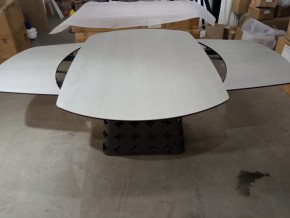 Стол LORENS 150 TL-58 поворотная система раскладки, испанская керамика / Темно-серый, ®DISAUR в Тюмени - tumen.ok-mebel.com | фото 2