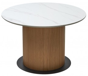 Стол MESA D120 цвет БЕЛЫЙ МРАМОР M326 / Каркас OAK, ®DISAUR в Тюмени - tumen.ok-mebel.com | фото 7