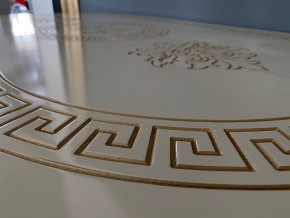 Стол овальный раскладной Милан (лапа-ножки) в Тюмени - tumen.ok-mebel.com | фото 3