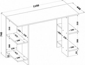 Стол письменный СПМ-28 в Тюмени - tumen.ok-mebel.com | фото 5