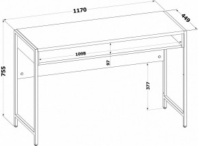 Стол письменный СПМ-401 в Тюмени - tumen.ok-mebel.com | фото 3