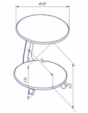Стол придиванный Оптима 1 в Тюмени - tumen.ok-mebel.com | фото 8