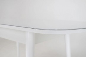 Стол раскладной со стеклом (опоры массив цилиндрический) "Хоста" в Тюмени - tumen.ok-mebel.com | фото 6