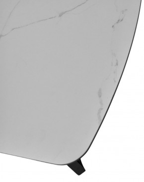 Стол RASMUS 160 TL-45 Белый мрамор, испанская керамика / черный каркас, ®DISAUR в Тюмени - tumen.ok-mebel.com | фото 6
