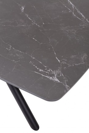 Стол RIVOLI 140 MATT BLACK MARBLE SOLID CERAMIC / BLACK, ®DISAUR в Тюмени - tumen.ok-mebel.com | фото 10