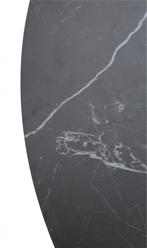 Стол TERNI 120 MATT BLACK MARBLE SOLID CERAMIC Черный мрамор матовый, керамика /Черн.каркас, ®DISAUR в Тюмени - tumen.ok-mebel.com | фото 9