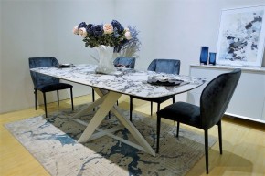 Стол VICENZA 220 BULGARI WHITE, керамика / белый, ®DISAUR в Тюмени - tumen.ok-mebel.com | фото 12