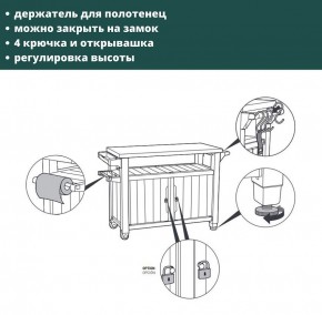 Столик для барбекю 207 Л (Unity XL 207L) в Тюмени - tumen.ok-mebel.com | фото 8