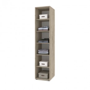 СТОУН С13 Шкаф-пенал (дуб серый/белый) в Тюмени - tumen.ok-mebel.com | фото 3