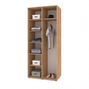 СТОУН С22 Шкаф 2-х створчатый (золотой дуб/графит) в Тюмени - tumen.ok-mebel.com | фото 3