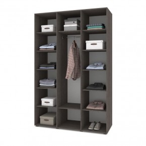 СТОУН С32 Шкаф 3-х створчатый (золотой дуб/графит) в Тюмени - tumen.ok-mebel.com | фото 3
