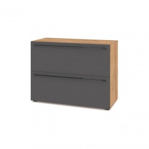 СТОУН С81 Комод (золотой дуб/графит) в Тюмени - tumen.ok-mebel.com | фото
