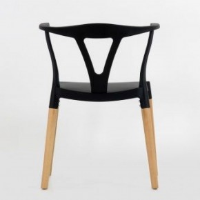 Стул Barneo N-218 Wishbone интерьерный кухонный черный в Тюмени - tumen.ok-mebel.com | фото 2