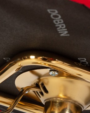 Стул барный DOBRIN CHARLY GOLD, красный велюр (MJ9-45) в Тюмени - tumen.ok-mebel.com | фото 10
