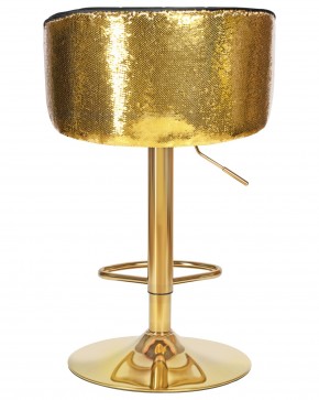 Стул барный DOBRIN DARCY GOLD SHINY, черный велюр с золотыми пайетками в Тюмени - tumen.ok-mebel.com | фото 5