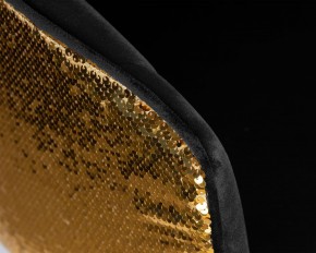 Стул барный DOBRIN DARCY GOLD SHINY, черный велюр с золотыми пайетками в Тюмени - tumen.ok-mebel.com | фото 8