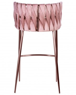 Стул барный DOBRIN EMMA ROSE GOLD, розовый велюр (VF-10) в Тюмени - tumen.ok-mebel.com | фото 5