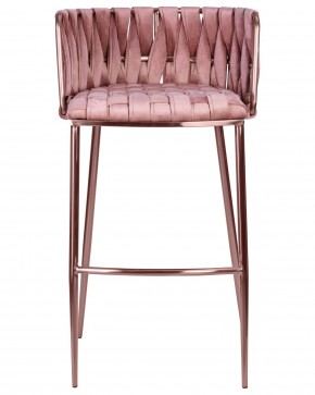 Стул барный DOBRIN EMMA ROSE GOLD, розовый велюр (VF-10) в Тюмени - tumen.ok-mebel.com | фото 6