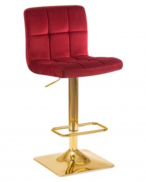 Стул барный DOBRIN GOLDIE, бордовый велюр (MJ9-43) в Тюмени - tumen.ok-mebel.com | фото