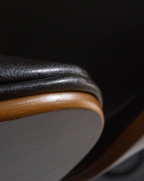 Стул барный DOBRIN JACK BLACK, цвет черный глянец PU ABD 002 в Тюмени - tumen.ok-mebel.com | фото 2