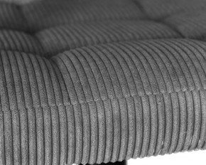 Стул барный DOBRIN KRUGER ARM BLACK, серый вельвет (LAR-E2041-25) в Тюмени - tumen.ok-mebel.com | фото 8
