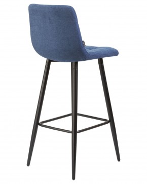 Стул барный DOBRIN NICOLE, черные матовые ножки, синяя ткань (UF860-14B) в Тюмени - tumen.ok-mebel.com | фото 4