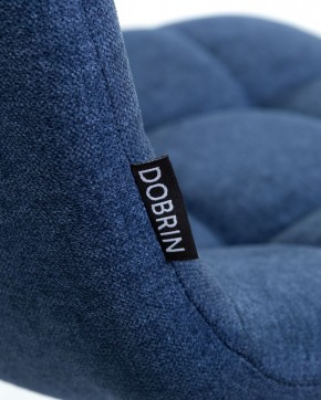 Стул барный DOBRIN NICOLE, черные матовые ножки, синяя ткань (UF860-14B) в Тюмени - tumen.ok-mebel.com | фото 9