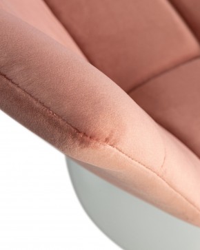 Стул барный DOBRIN TAILOR WHITE, пудрово-розовый велюр (MJ9-32) в Тюмени - tumen.ok-mebel.com | фото 7