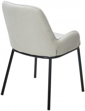 Стул BRIO CATO-01 Белый, фактурная ткань / черный каркас, ®DISAUR в Тюмени - tumen.ok-mebel.com | фото 5