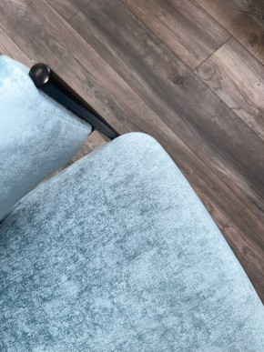 Стул ДИЛЛ, цвет RAIN 7 бриз, велюр / черный каркас М-City в Тюмени - tumen.ok-mebel.com | фото 4