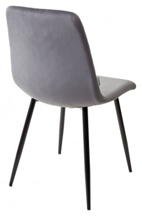 Стул DUKE BLUVEL-14 GREY, велюр / черный каркас М-City в Тюмени - tumen.ok-mebel.com | фото 3