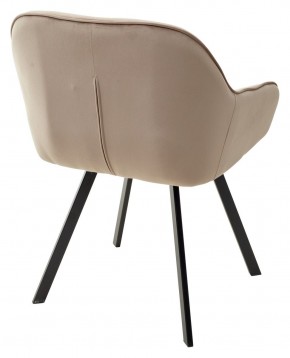 Стул GALE 360 град. поворот. BLUVEL-40 BEIGE, велюр/ черный каркас, М-City в Тюмени - tumen.ok-mebel.com | фото 4