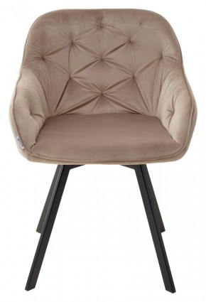 Стул GALE 360 град. поворот. BLUVEL-40 BEIGE, велюр/ черный каркас, М-City в Тюмени - tumen.ok-mebel.com | фото 6