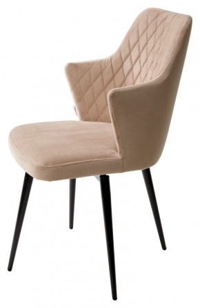 Стул HERMAN 360 град. БЕЖЕВЫЙ #5, велюр / черный каркас М-City в Тюмени - tumen.ok-mebel.com | фото 6