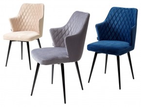 Стул HERMAN 360 град. БЕЖЕВЫЙ #5, велюр / черный каркас М-City в Тюмени - tumen.ok-mebel.com | фото 7