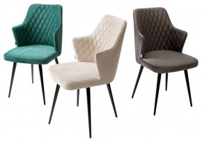 Стул HERMAN 360 град. ГРАФИТ #14, велюр / черный каркас М-City в Тюмени - tumen.ok-mebel.com | фото 7