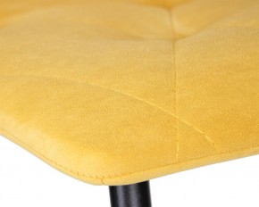 Стул обеденный DOBRIN CHILLY ROMBO, Горчичный Simple 15, основание черное в Тюмени - tumen.ok-mebel.com | фото 8