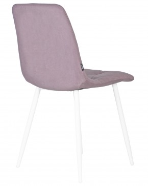 Стул обеденный DOBRIN CHILLY ROMBO, Лавандовый Simple 48, основание белый в Тюмени - tumen.ok-mebel.com | фото 4