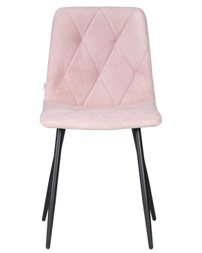 Стул обеденный DOBRIN CHILLY ROMBO, Розовый Simple 03, основание черное в Тюмени - tumen.ok-mebel.com | фото 6